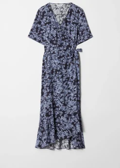 & Other Stories Midi-Wickelkleid