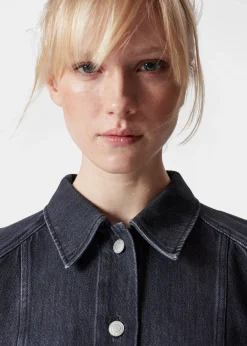 & Other Stories Mini-Hemdkleid aus Denim