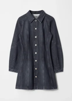 & Other Stories Mini-Hemdkleid aus Denim