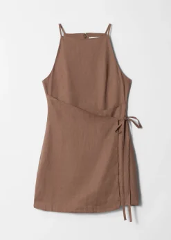 & Other Stories Minikleid aus Leinen