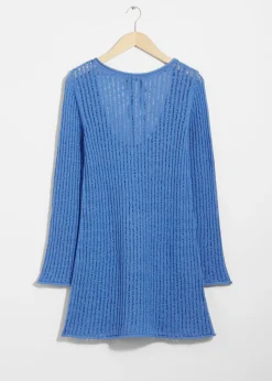 & Other Stories Minikleid aus Rippstrick