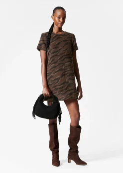 & Other Stories Minikleid aus Woll-Jacquard