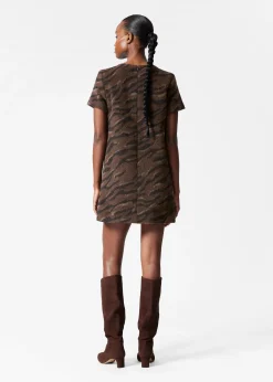 & Other Stories Minikleid aus Woll-Jacquard