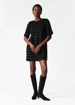 & Other Stories Minikleid mit Fransen
