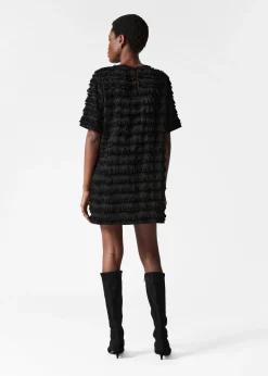 & Other Stories Minikleid mit Fransen