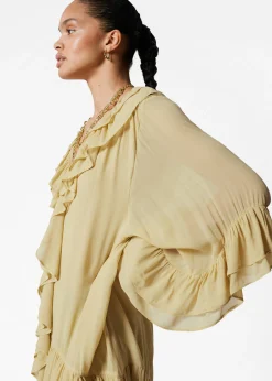 & Other Stories Minikleid mit Volants