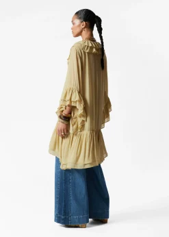 & Other Stories Minikleid mit Volants
