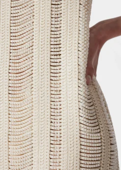 & Other Stories Mini-Strickkleid mit Perlen