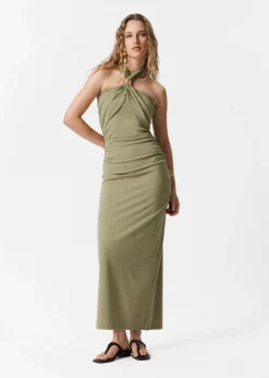 & Other Stories Neckholder-Midikleid