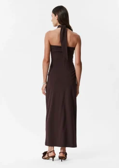 & Other Stories Neckholder-Midikleid