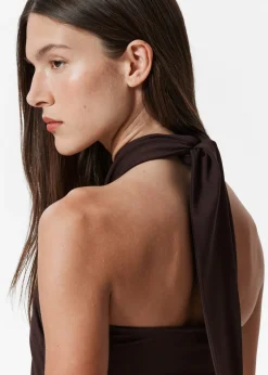 & Other Stories Neckholder-Midikleid