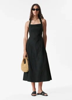 & Other Stories Neckholder-Midikleid