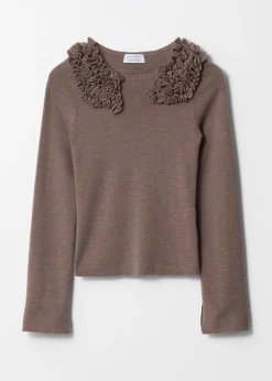 & Other Stories Oberteil aus Merino-Mix