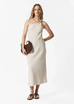 & Other Stories One-Shoulder-Midikleid