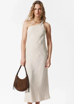 & Other Stories One-Shoulder-Midikleid