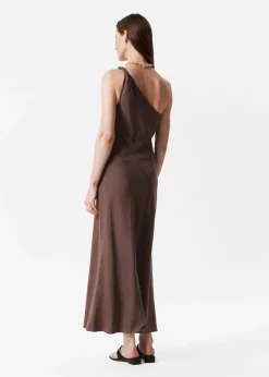 & Other Stories One-Shoulder-Midikleid