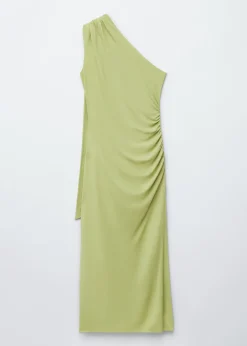 & Other Stories One-Shoulder-Midikleid mit Schal