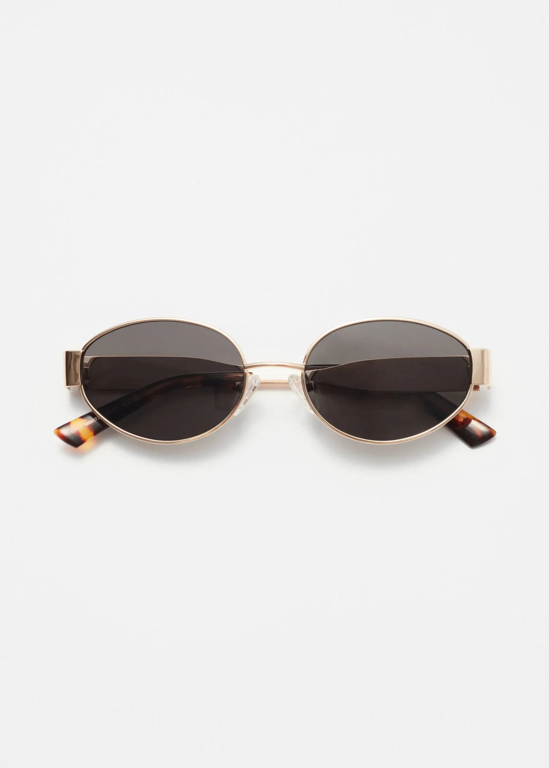 & Other Stories Ovale Sonnenbrille mit Metallgestell