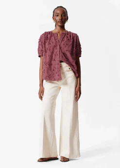 & Other Stories Oversized-Bluse mit Puffärmeln