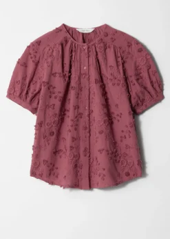 & Other Stories Oversized-Bluse mit Puffärmeln