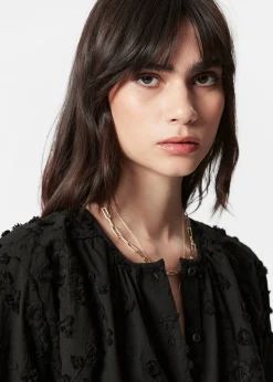 & Other Stories Oversized-Bluse mit Puffärmeln