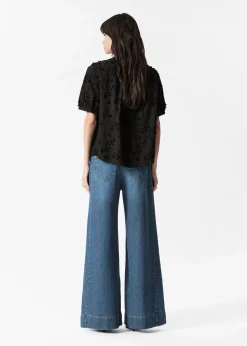 & Other Stories Oversized-Bluse mit Puffärmeln