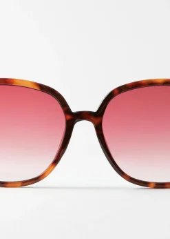 & Other Stories Oversized-Sonnenbrille mit schmalem Rahmen