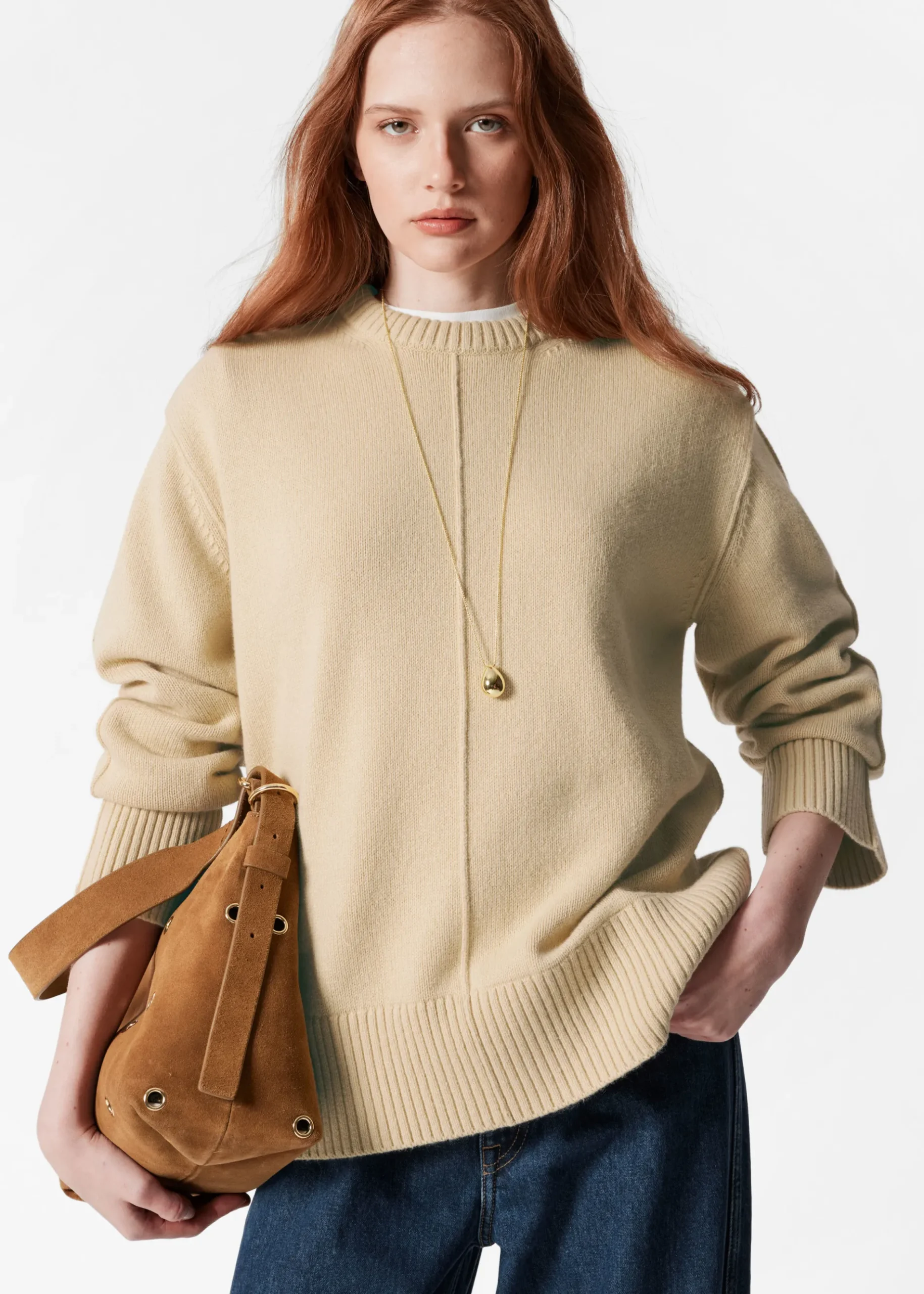 & Other Stories Oversized-Strickpullover