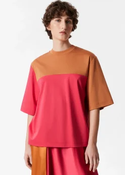 & Other Stories Oversized-T-Shirt im Colour-Block-Design