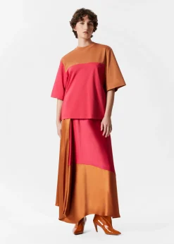 & Other Stories Oversized-T-Shirt im Colour-Block-Design