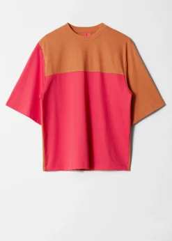 & Other Stories Oversized-T-Shirt im Colour-Block-Design