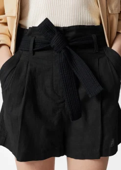 & Other Stories Paperbag-Shorts aus Leinen-Mix