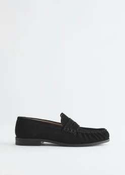& Other Stories Penny-Loafer aus Veloursleder
