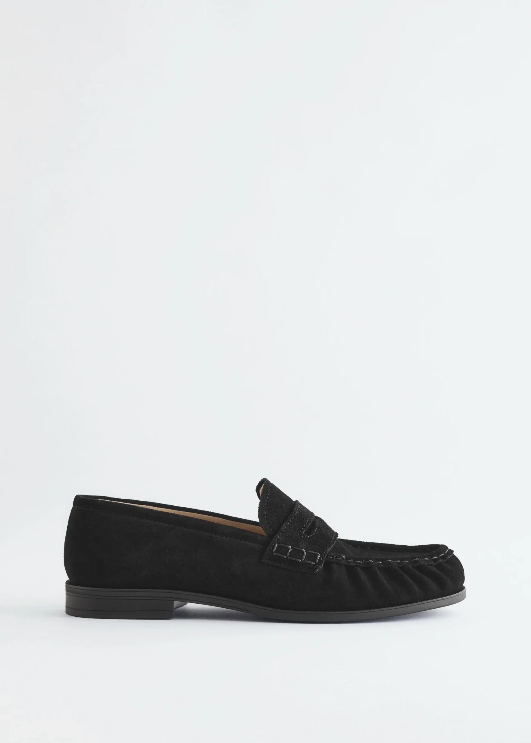 & Other Stories Penny-Loafer aus Veloursleder