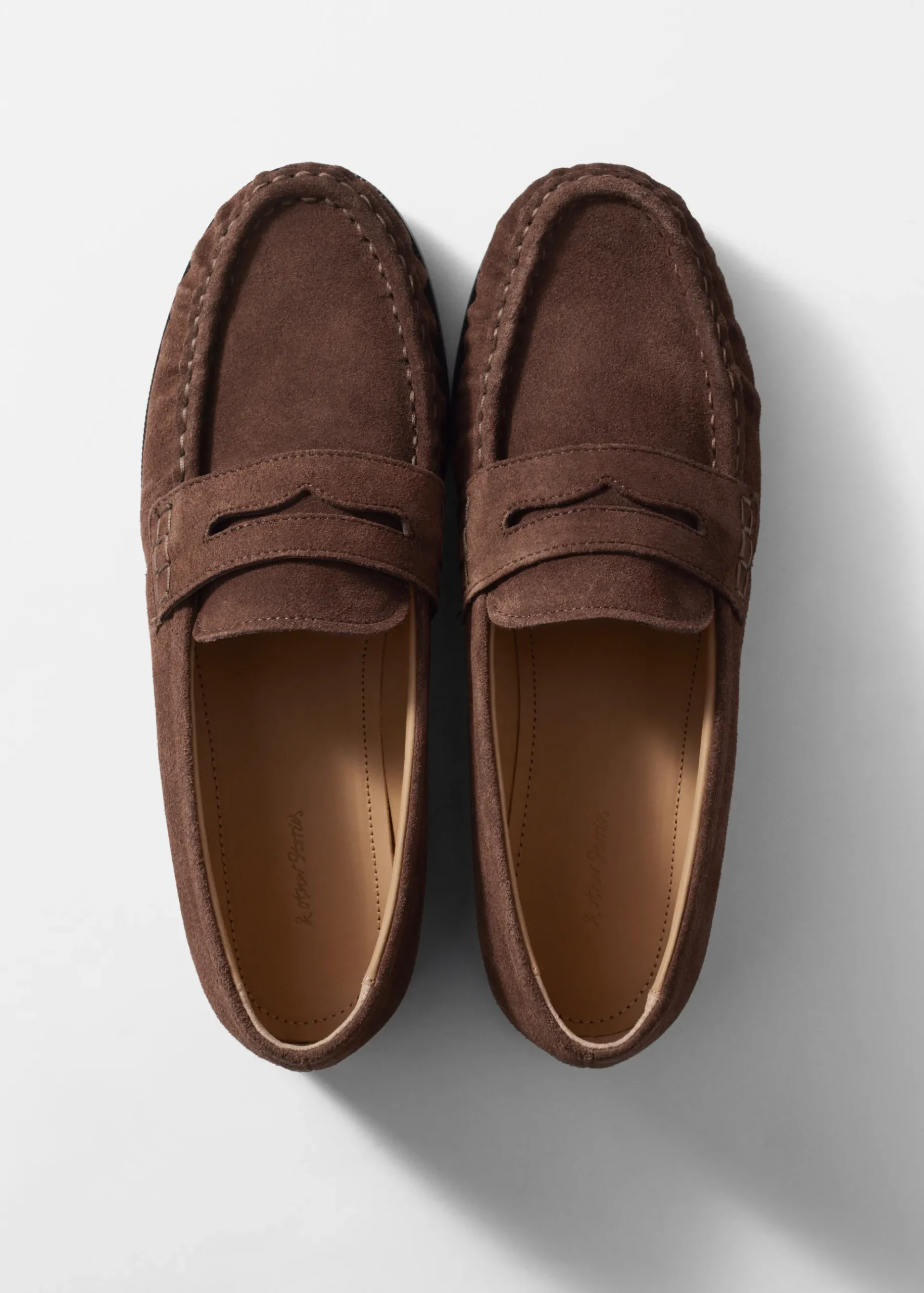 & Other Stories Penny-Loafer aus Veloursleder
