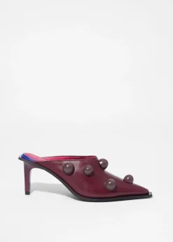 & Other Stories Perlenbesetzte Leder-Mules