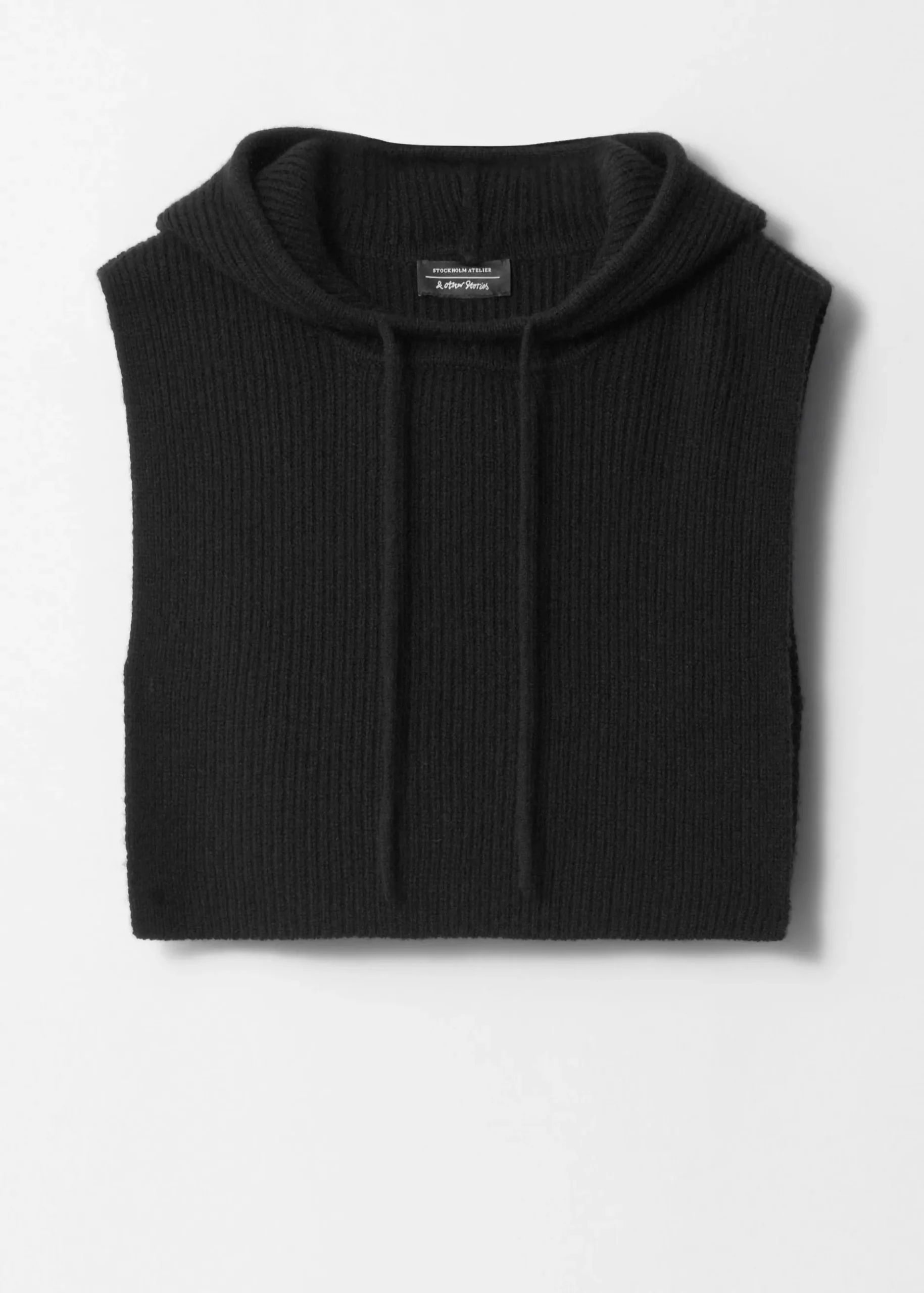 & Other Stories Poncho aus Wolle mit Kapuze