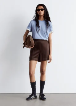 & Other Stories Pull-on-Shorts aus Satin