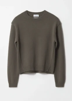 & Other Stories Pullover aus Merinowolle mit Schulterpolstern