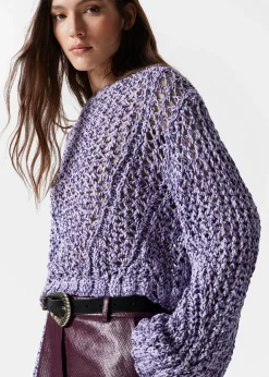 & Other Stories Pullover mit Lochstrickmuster