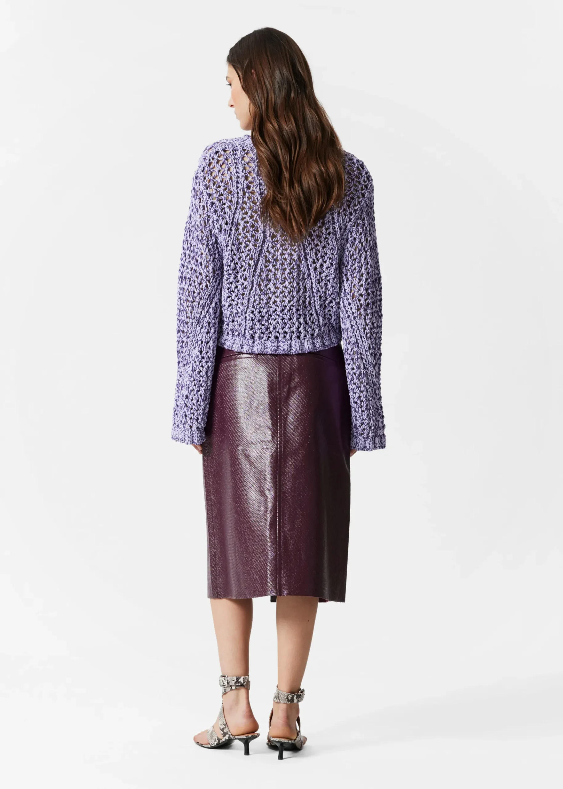 & Other Stories Pullover mit Lochstrickmuster
