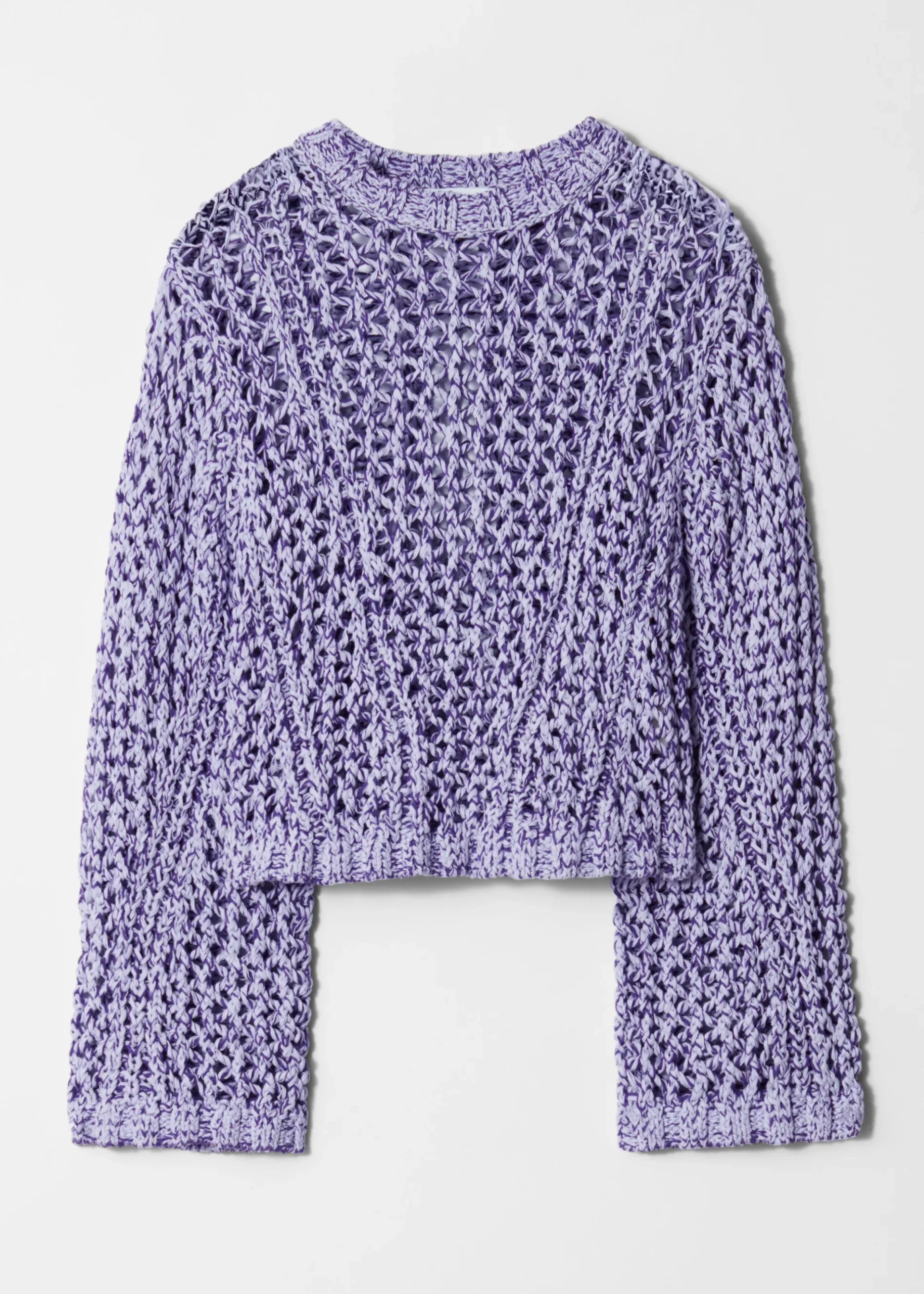 & Other Stories Pullover mit Lochstrickmuster
