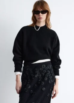 & Other Stories Pullover mit Stehkragen