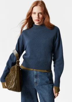 & Other Stories Pullover mit Stehkragen