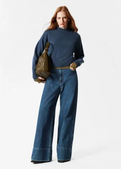 & Other Stories Pullover mit Stehkragen
