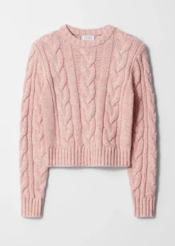 & Other Stories Pullover mit Zopfstrickmuster