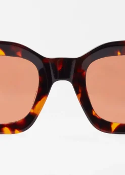 & Other Stories Rechteckige Sonnenbrille aus Acetat