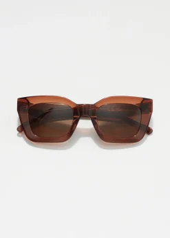 & Other Stories Rechteckige Sonnenbrille aus Acetat