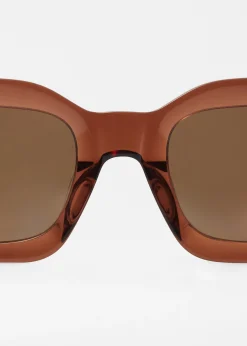 & Other Stories Rechteckige Sonnenbrille aus Acetat