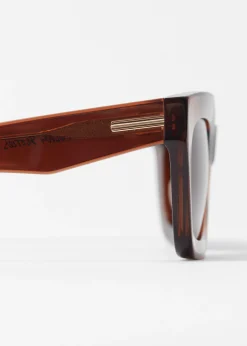 & Other Stories Rechteckige Sonnenbrille aus Acetat